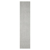 LoomBloom Ash Gray Hand Woven Herringbone New Zealand Wool Oriental Area Rug Available in Multiple Sizes
